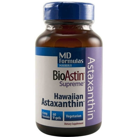 Nutrex Hawaii Bioastin Supreme Hawaiian Astaxanthin Vegetarian Capsules, 60 CT