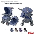 thumbnail image 2 of Carriola para Bebé de Viaje D'Bebe  Aventura reversible con autoasiento Azul Travel Sistem, 2 of 8
