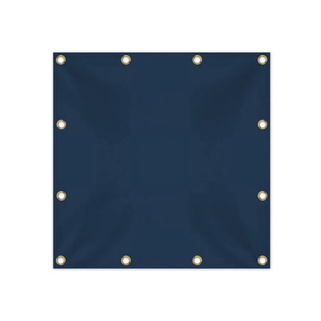 Covers & all Dump Truck Tarp 12 Oz Tarp Max Waterproof Tear and UV-Resistant Fabric Protective Cover Tarpaulin with Reinforced Edges Grommets (15 L x 12 W Feet Blue)