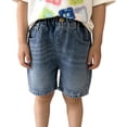 thumbnail image 2 of Boys Shorts Denim Cartoon Embroidery Loose Casual Summer Shorts for Boys Stylish Size 2-3Y, 2 of 7