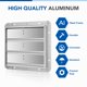 thumbnail image 3 of Shutter Louver Vent iPower de aluminio cuadrado de 18 pulgadas, paquete de 2 unidades, 3 of 7