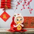 thumbnail image 4 of DAMAI Chinese New Year Snake Plush Animal Toys 2025 Lucky Snake Stuffed Plush Animals Mascot Snake Toys Chinese Zodiac Animals Snake Doll for New Year Home Car Decoration, 4 of 7