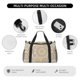 thumbnail image 4 of Disketp Flowers and Leaves Bolsa de Viaje Tipo Duffle, Bolso de Mano para Fin de Semana para Mujer, Bolsa de Gimnasio Ligera para Hombre, Esencial para Viajes, 4 of 7