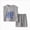A14-Grey, variant on Toddler Boy Summer Clothes Hawaiian Outfit Short Sleeve T-shirt Top & Shorts Set 6-12 Months 12-24 Months 2t 3t 4t 5t 6t 7t 8t 9t Children 3-4 Years