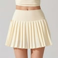thumbnail image 2 of HexaHive Women's Pleated Tennis Skirt with Shorts - Athletic Skort for Sports, 2 of 5