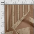 thumbnail image 2 of oneOone Polyester Spandex Brown Fabric Geometric Diamond With Stripes Sewing Craft Projects Fabric Prints By Yard 56 Inch Wide, 2 of 4