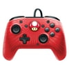PDP Nintendo Switch Faceoff Wired Pro Controller - Red Mushroom