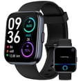 thumbnail image 1 of Smart Watch for Men Women Android iPhone, Alexa Built-in Fitness Watch with 1.8" LCD Screen & Bluetooth Call (Make/Answer), Heart Rate/SpO2/Sleep Monitor, 100 Sports, IP68 Waterp, 1 of 7