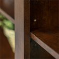 thumbnail image 4 of 70" Wood Media TV Stand Storage Console in Traditional Brown, 4 of 4