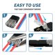 thumbnail image 4 of Conectores de cables MateIJS, 30 piezas, clips rápidos de empalme de 3 pines, 4 of 5