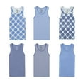 thumbnail image 3 of Buyless Fashion Boys Scoop Neck Tagless Undershirts Soft Cotton Tank Top  (6 Pack)  11-12, 3 of 7