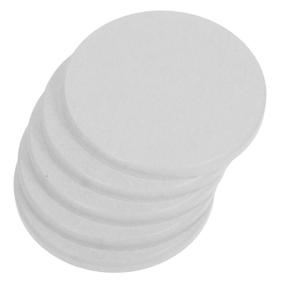 OUNONA Set of 5 Quick-Dry Diatomite Plant Trays, Super Absorbent Indoor Flower Pot Saucers, Instant Dry Stone, 10x10cm for Indoor Plants