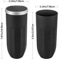 thumbnail image 2 of 2-pack bilens papperskorg - Tumblerhållare, bilens papperskorg, mugghållare, papperskorg med läckagesäkert lock för kontor, hem, kök, sovrum, 2 of 5
