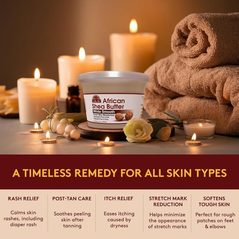 Okay Pure Naturals 100% Pure African Shea Butter photo 7