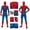 Blue, variant on Halloween Costume Spidey Cosplay - 2 Style Available Lycra Spandex 3D Style Jumpsuit with Detachable Lens and Breathable Mesh Eyes
