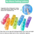 thumbnail image 5 of Weekly Pill Organizer 3-Times-A-Day Pill Box 7 Day Pill Holder Large Compartments Moisture-Proof Pill Case Medication Reminder Portable Container for Vitamins Fish Oil Meds and Supplements, 5 of 5
