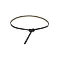 thumbnail image 1 of Cinturones ajustables de cuero para mujer INSPIRE CHIC, banda delgada sin hebilla para vestido negro, 1 of 5