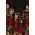 thumbnail image 6 of Sakkas Sara Batik CaftanTank Dress / Cover Up - Black / Red - One Size Regular, 6 of 6