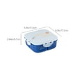 thumbnail image 3 of qILAKOG Lunch Box, Square Lunch Container With Tableware, 3 Leak Proof Compartments, Heat Resistant Food Grade Plastic Compartments Lunch Box, 3 of 6