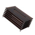 thumbnail image 2 of Caja de almacenamiento de pañuelos, porta pañuelos, acrílico, portátil, decorativa, para servilletas Marrón, 2 of 9