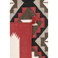 thumbnail image 4 of Pasargad Home PNT-252 5x7 Tuscany Collection Reversible Wool Multicolor Area Rug- 5' 2'' X 7' 0'', 4 of 5
