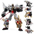 thumbnail image 2 of Figura de acción de aleación de gran tamaño Dinoking 5 en 1, dinosaurio Dinobot Grimlock, Slag, Sludge, Snarl, Swoop, Slash, 45 cm, 2 of 5