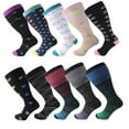 thumbnail image 1 of HAOAN Plus Size Compression Socks for Women and Men Wide Calf Extra Knee High Support for Circulation, 1 of 2