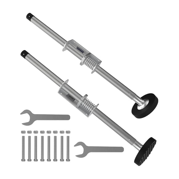 2 niveles de escalera estabilizadores roscados de aleación de aluminio ajustables para interiores. 60 centímetros