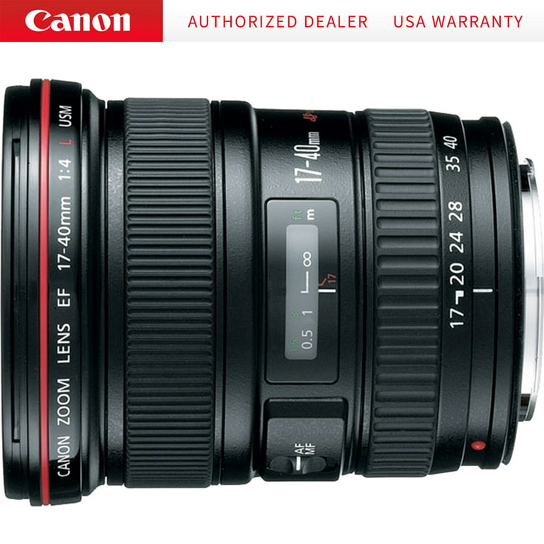 Canon EF 17-40mm f/4L USM Lens, Ø77