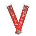 thumbnail image 3 of KAKOWELY 1 par de adornos navideños para puerta, cortina decorativa para puerta, decoración para fiestas, 3 of 4