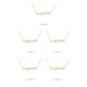 thumbnail image 1 of Collar de constelaciones sweethay Sagitario oro, 1 of 6