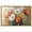 Gold Frame, variant on Frosted Flame Flower I Canvas Glam Floral Art by Art Remedy, Gallery Wrapped, 24" x 16"