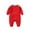 Red, variant on KYAIGUO Baby Infant Unisex Romper Jumpsuit Organic Cotton One-Piece Coverall Onesies Long Sleeve Cotton Jumpsuit Outfit Clothes