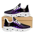 thumbnail image 1 of Zapatillas de deporte para mujer, con estampado de patas de perro de colores, punta redonda, informales, planas, para caminar, primavera y otoño, 1 of 6
