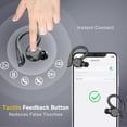 thumbnail image 5 of Wireless Earbuds with Charging Case Waterproof Stereo Sound Built-In Mic for Sport Running-Black, 5 of 6
