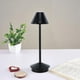 thumbnail image 3 of Lámpara de mesa sin cable Lámpara de escritorio LED con batería recargable regulación continua en 3 colores lámpara de mesa portátil de estilo moderno con arte de hierro ANGGREK Otros, 3 of 8
