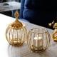 thumbnail image 3 of Incensario De Lujo De Metal Dorado Adornos De Decoración De Portavelas De Escritorio De Lujo Europeo Minnieouse HA020328-00, 3 of 5