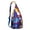 Blue-2, variant on Abstract Art Sling Backpack – Colorful Geometric Tie Dye Crossbody Daypack, Psychedelic Pop Art Hiking Bag for Women & Men, Fashionable & Lightweight Outdoor Travel Pack
