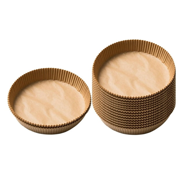 Rongfmy 50 Pcs Papier Parchemin pour Cuisson Épais Doublure de Plaque à Biscuits Jetable Résistant à l'Huile Brun-50 Pcs