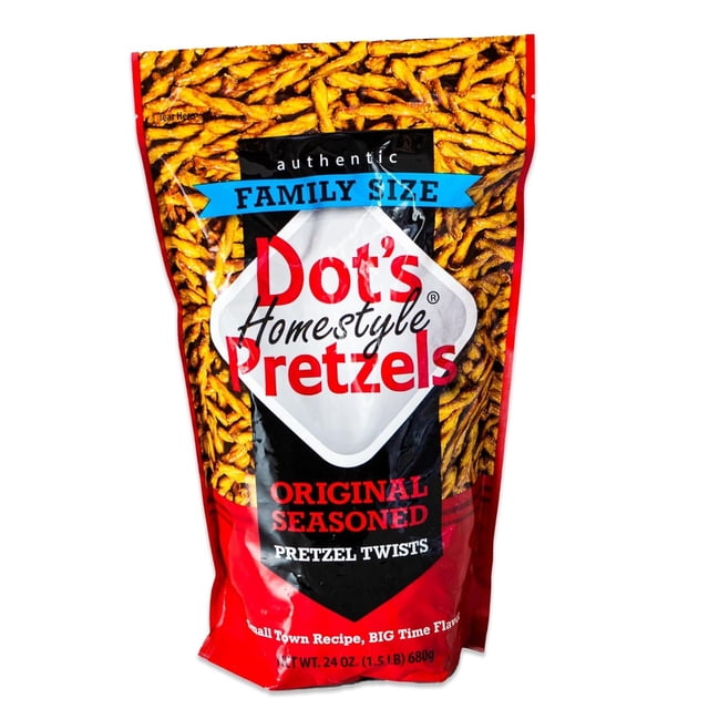 Dot's Homestyle Pretzels - Original Seasoned Pretzel Twists - Gourmet and Tasty - 1, 24oz bag