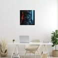 thumbnail image 3 of Stupell Industries Sci-Fi Cat with Glowing Saber Fantasy & Sci-Fi Painting Wrapped Canvas Art Print Wall Art, 24 x 24, 3 of 8