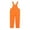 Orange, variant on YunPes Boy's Girl's Straight Leg Jumpsuit Loose Fit Casual Bib Overalls Sleeveless Multi Color Kid's Toddlers with Pockets Overalls