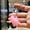 Pink, variant on Internet celebrity turtle keychain 3D soft plastic figurine bag pendant car keychain company event small gift