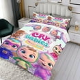 thumbnail image 3 of Cry Babies Themed Bed Sheet Set Three Piece Set 53x79 In ches Comfortable And Skin Friendly Unique Design Creating A Star Studded Night Home Decor Gifts For Family Friends fans, 3 of 5