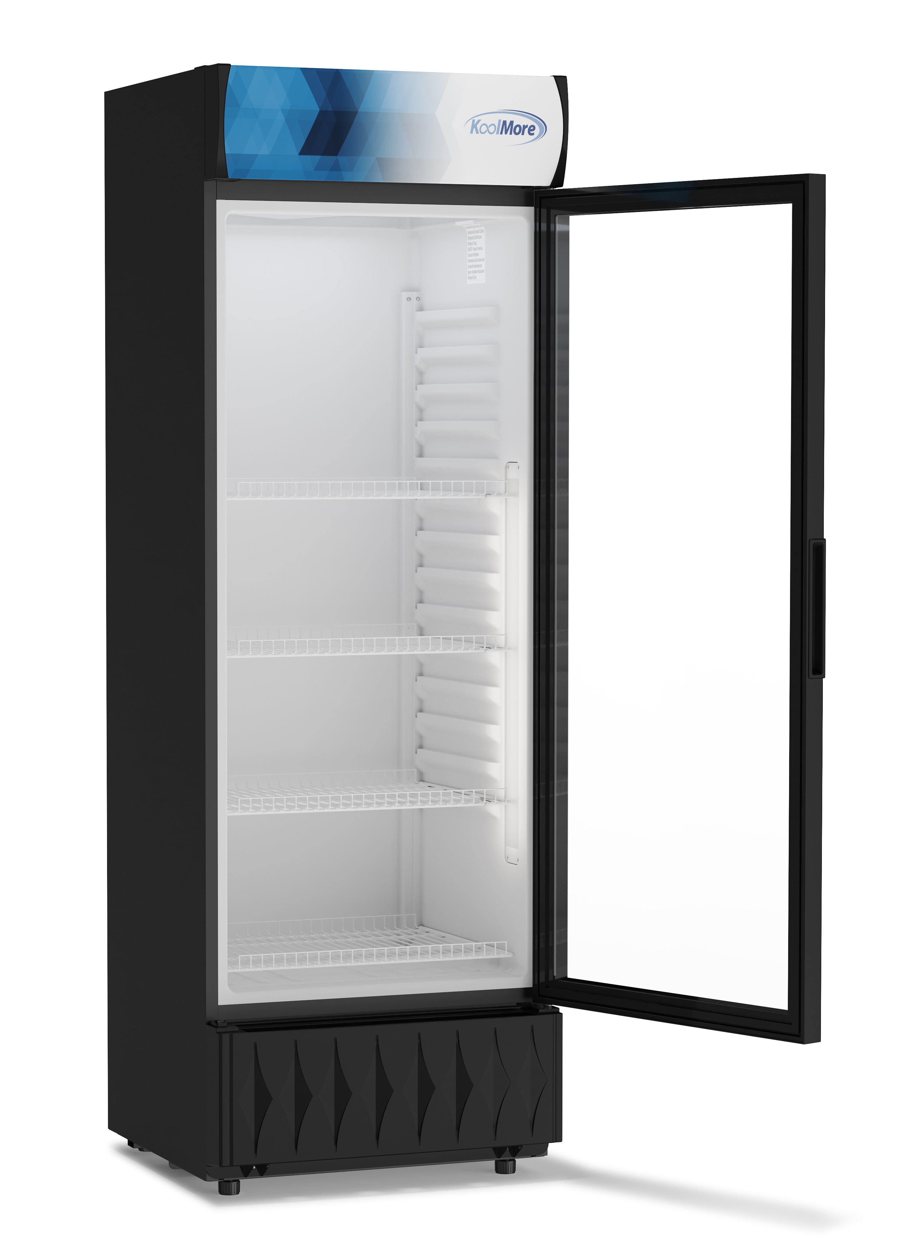 24 in. One-Door Merchandiser Refrigerator - 12 Cu Ft. MDR-1GD-12C.