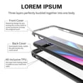 thumbnail image 3 of iPhone 11 Pro Max Case 6.5", Allytech Silicone PC Built-in Screen Protector Full Protection Shockproof Anti-Scratch Defender Bumper Anti-Scratch Cover Shell for Apple iPhone 11 Pro Max 2019,Black, 3 of 12