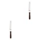 thumbnail image 1 of Kearding Espátula para glaseado de acero inoxidable, raspador para hornear pasteles, crema, mantequilla, raspador, utensilios profesionales Tipo 2 8 pulgadas 2Conjunto, 1 of 5