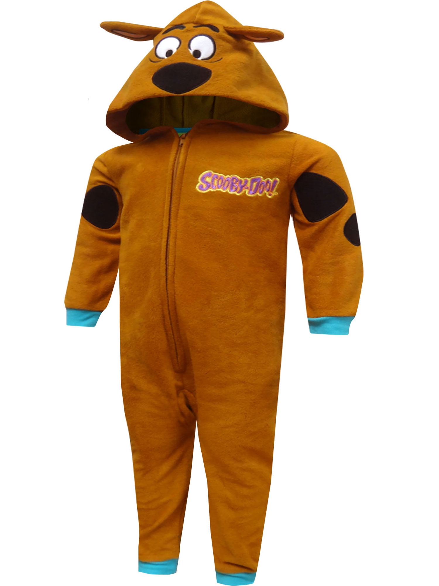 Scooby-Doo - Scooby Doo Boys' Scooby Doo Hooded Fleece One Piece ...