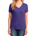 thumbnail image 1 of Mafoose Ladies Core Cotton V-Neck Tee Purple 4XL, 1 of 5