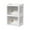 White,Free Size, variant on Qholemyo Foldable Double Door Flat Cover White Drawer Storage Box Drawer Organizer Multilayer Stationery Rack Household Cosmetics Care Products Storage